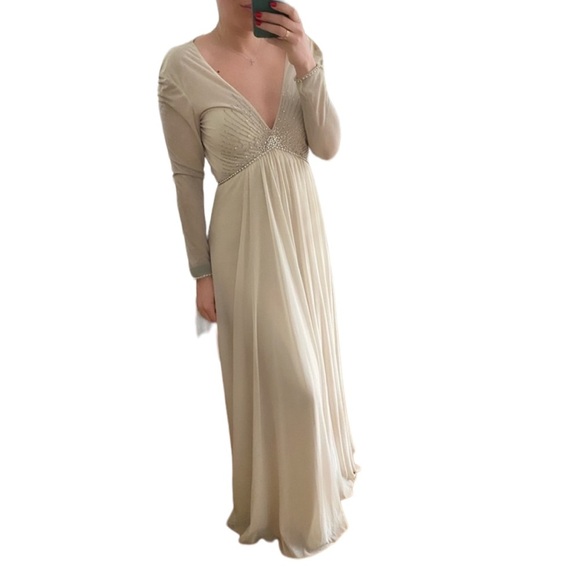 Jovani Long Sleeve Evening Gown - Picture 1 of 3